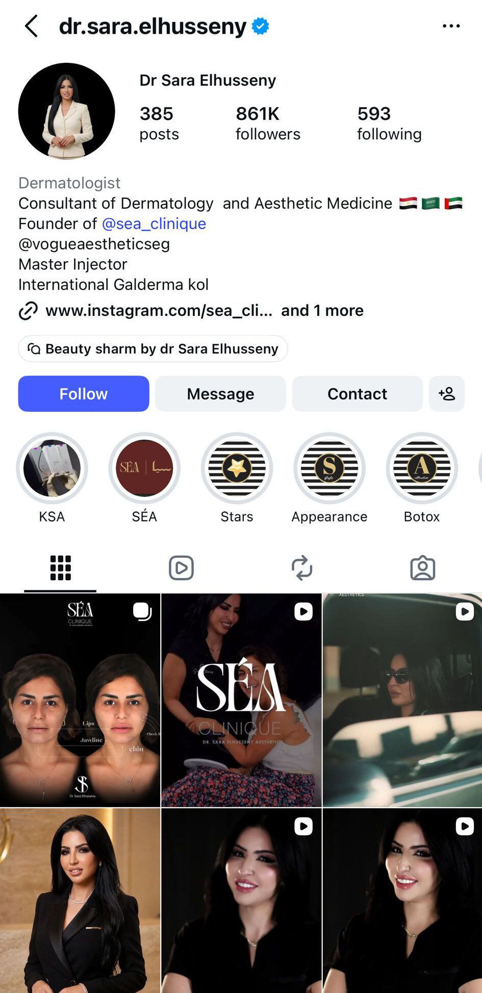Instagram Dr Sara